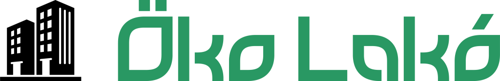 Öko Lakó logó, színes